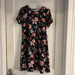 NWT old navy floral swing dress; medium